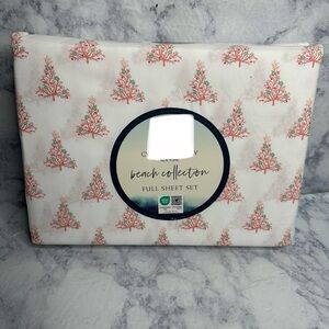 Cynthia Rowley Beach Collection Christmas Tree Full Sheet Set